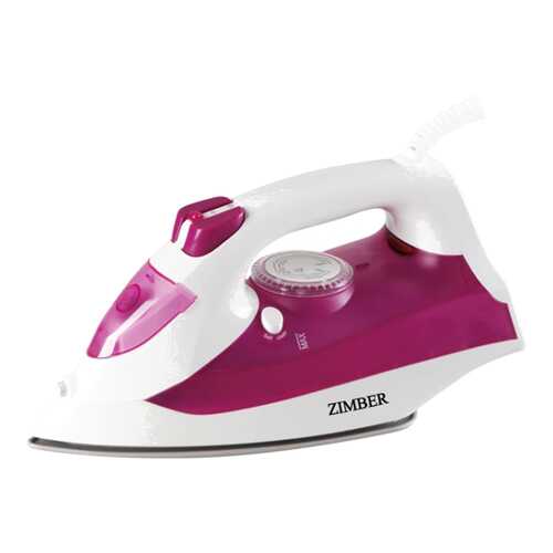 Утюг Zimber ZM-10999 White/Pink в Телемакс