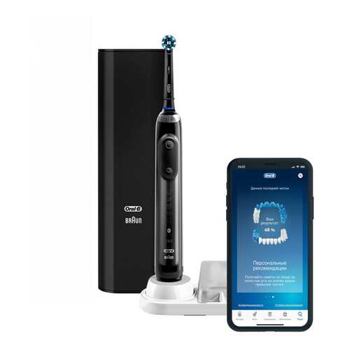 Электрическая зубная щетка Braun Oral-B Genius X 20000N (D706.515.6X) Black в Телемакс