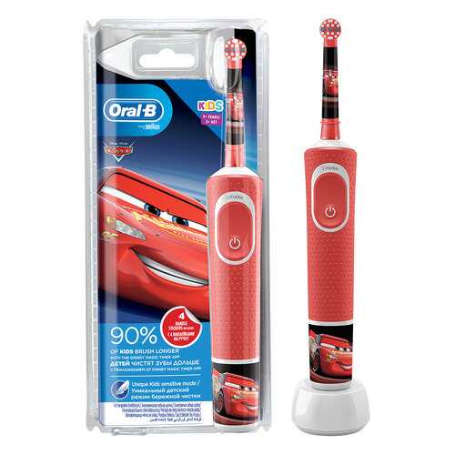 Электрическая зубная щетка Braun Oral-B Vitality Kids Тачки (D100.413.2K) в Телемакс