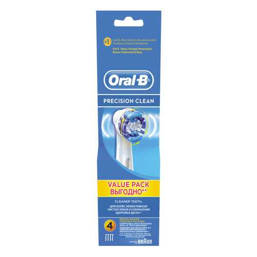 Насадка для зубной щетки Braun Oral-B EB-20 Precision Clean 4 шт в Телемакс
