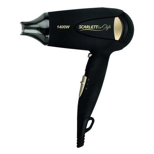 Фен Scarlett SC-HD70IT10 Black/Gold в Телемакс