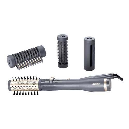Фен-щетка Babyliss Creative AS520E Gray/Orange в Телемакс