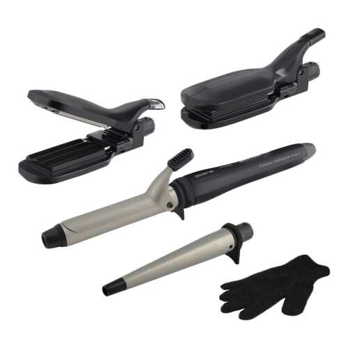 Мультистайлер Polaris Ceramic Multistyler 4-in-1 PHS 3058K Silver/Black в Телемакс