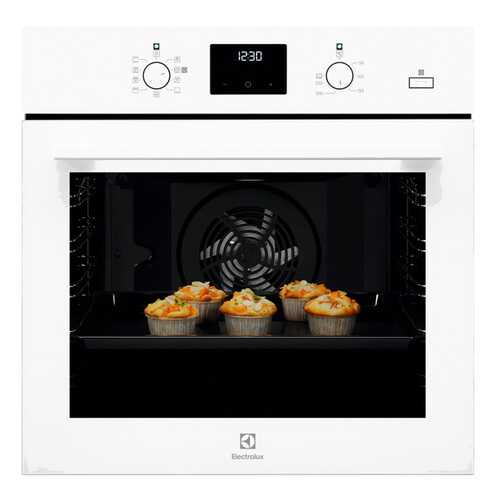 Встраиваемый электрический духовой шкаф Electrolux OED3H50TW White/Black в Телемакс