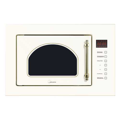Встраиваемая микроволновая печь с грилем Midea Retro MI 9252 RGI-B в Телемакс