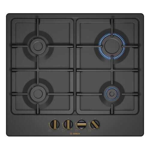 Встраиваемая газовая панель Bosch PGP6B3B90R Black в Телемакс