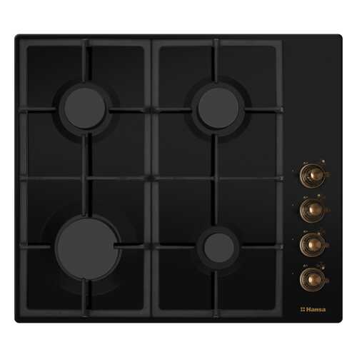 Встраиваемая газовая панель Hansa BHGA620390 Black в Телемакс