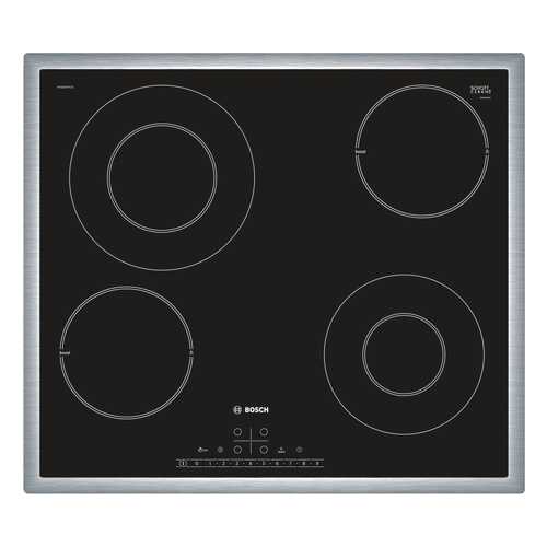 Встраиваемая варочная панель электрическая Bosch PKG645FP1G Black в Телемакс