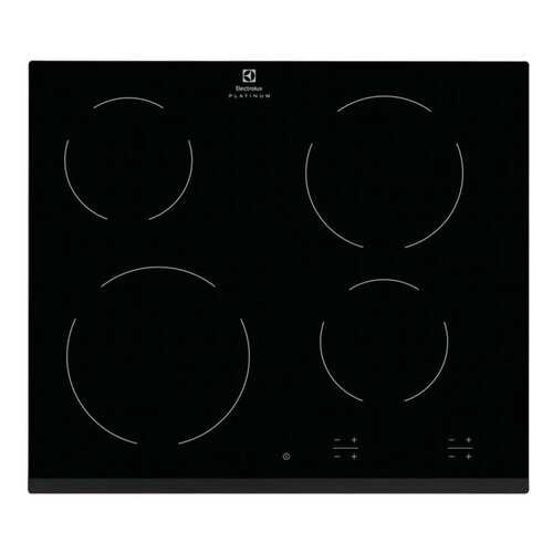 Встраиваемая варочная панель электрическая Electrolux EHF96240FK Black в Телемакс