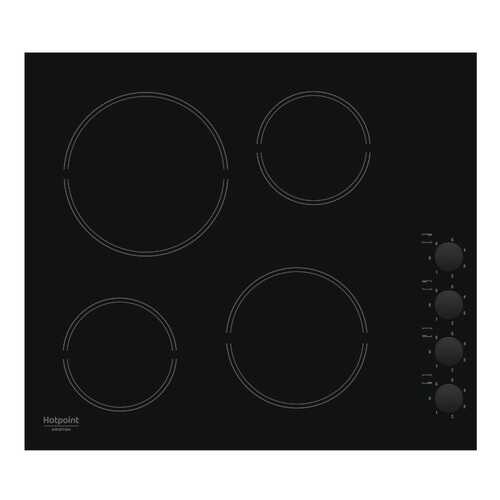 Встраиваемая варочная панель электрическая Hotpoint-Ariston HR 629 C Black в Телемакс