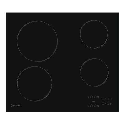 Встраиваемая варочная панель электрическая Indesit RI 161 C Black в Телемакс