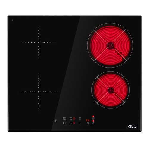 Встраиваемая варочная панель электрическая RICCI KS-M46903R Black в Телемакс