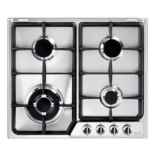 Встраиваемая варочная панель газовая Delonghi HF 46 ASDV GU Silver в Телемакс
