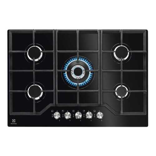 Встраиваемая варочная панель газовая Electrolux GPE373YK Black в Телемакс