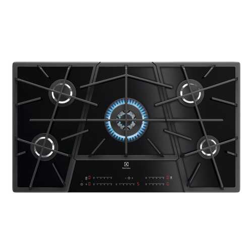 Встраиваемая варочная панель газовая Electrolux KGV9539IK Black в Телемакс