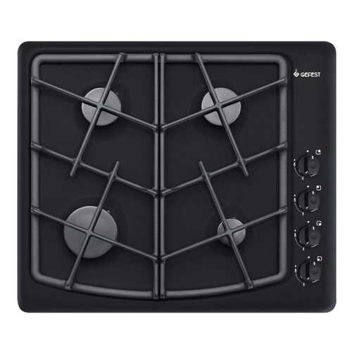 Встраиваемая варочная панель газовая GEFEST СН 1211 К21 Black в Телемакс