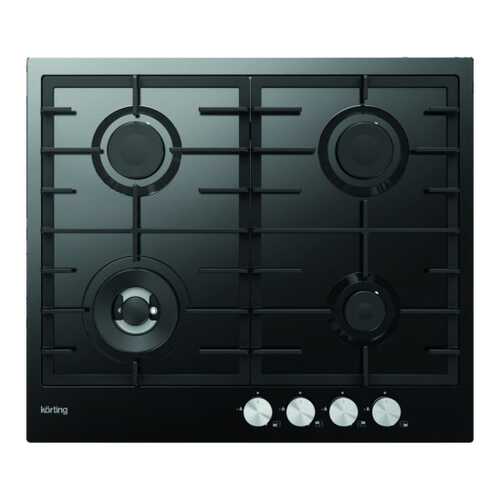 Встраиваемая варочная панель газовая Korting HG 630 CTN Pro Black в Телемакс