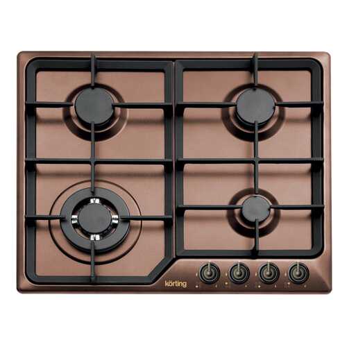Встраиваемая варочная панель газовая Korting HG 630 CTSC Brown в Телемакс