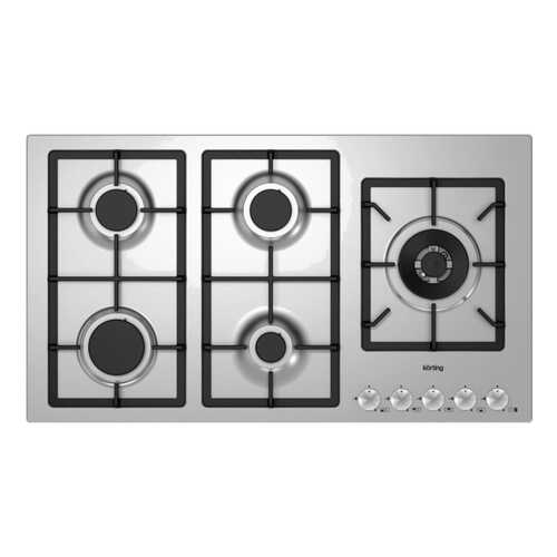 Встраиваемая варочная панель газовая Korting HG 997 CTX Silver в Телемакс