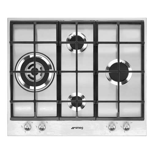 Встраиваемая варочная панель газовая Smeg PX164L Silver в Телемакс