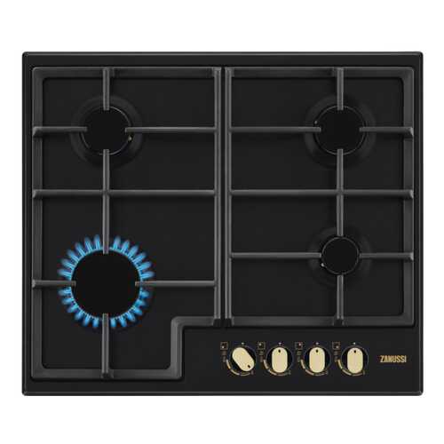 Встраиваемая варочная панель газовая Zanussi GPZ 263 SR Black в Телемакс