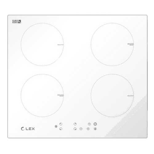 Встраиваемая варочная панель индукционная LEX EVI 640-1 WH White в Телемакс