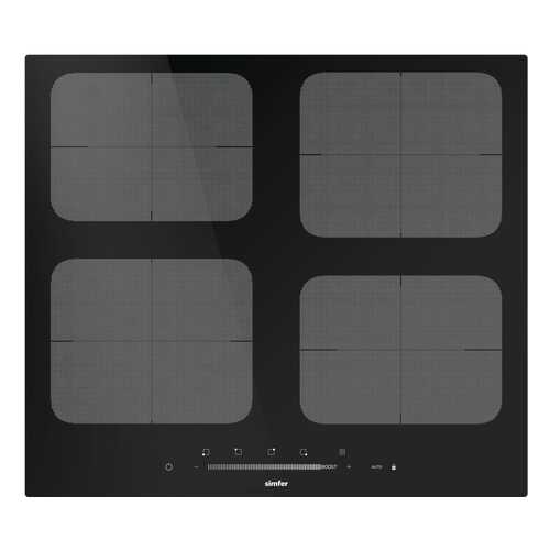 Встраиваемая варочная панель индукционная Simfer H60I19B021 Black в Телемакс