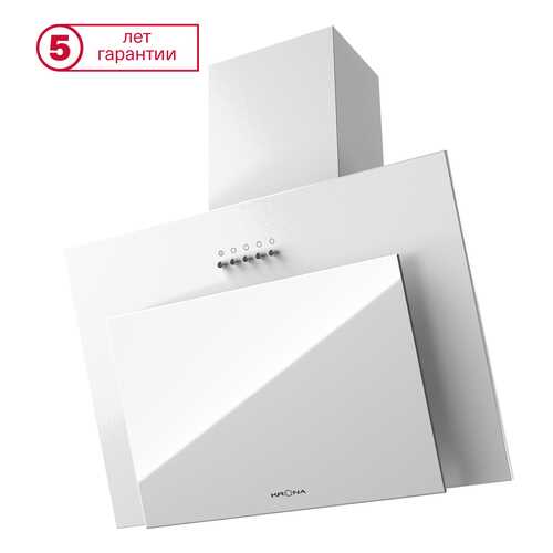 Вытяжка наклонная KRONAsteel Elma 600 PB 20981 White в Телемакс