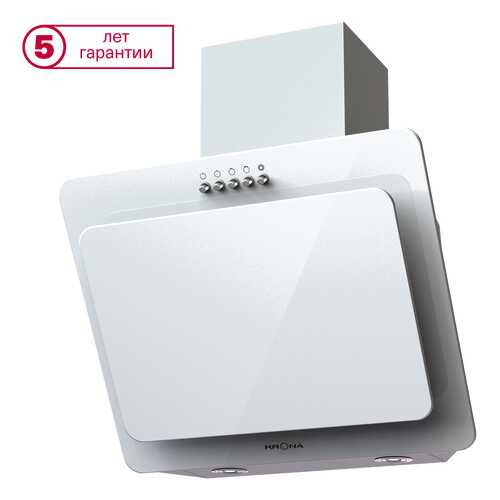 Вытяжка наклонная KRONAsteel Liva 500 PB White в Телемакс