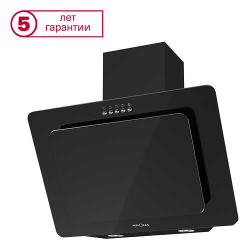 Вытяжка наклонная KRONAsteel Liva 600 PB Black в Телемакс