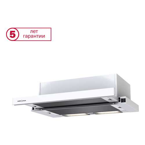 Вытяжка встраиваемая Krona Kamilla 600 1M Wh White в Телемакс